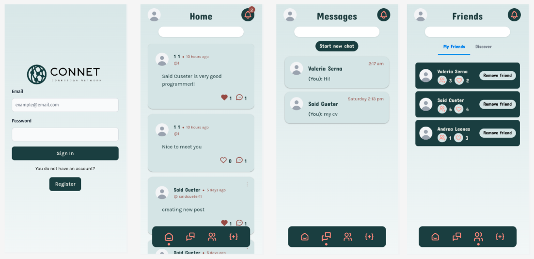 Connet - Social App preview